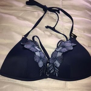 Victoria’s Secret Pink blue push up bikini top